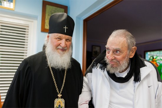 Ésta es la segunda reunión entre el patriarca y Fidel Castro.