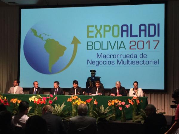 La Expo Aladi 2017 se realizará en la ciudad de Santa Cruz, Bolivia, desde el 15 hasta el 20 de octubre. 