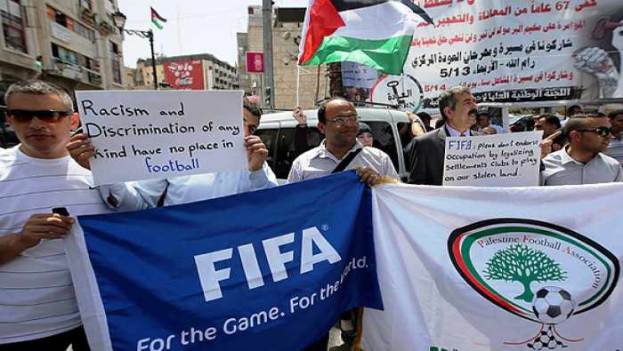 Los palestinos solicitaron ante la FIFA la exclusión de Israel del organismo internacional.