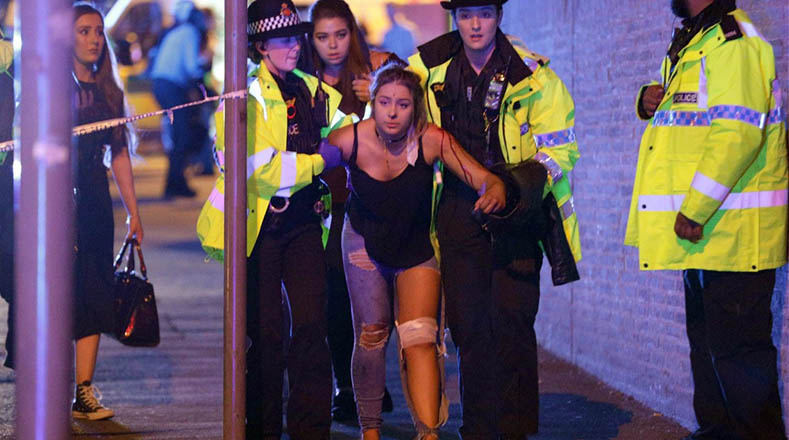 Momentos de pánico en el Manchester Arena tras dos explosiones