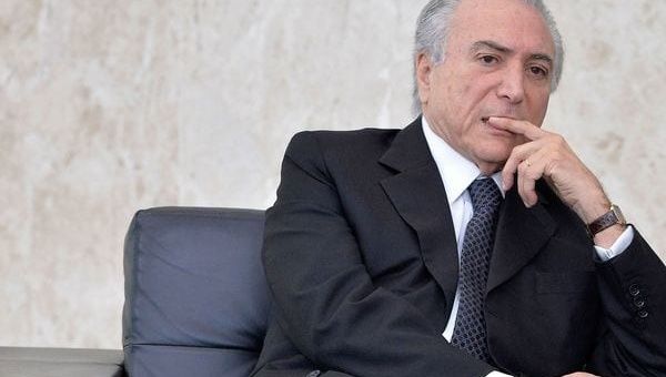 Corrupción e impopularidad en el mandato de Michel Temer en Brasil.