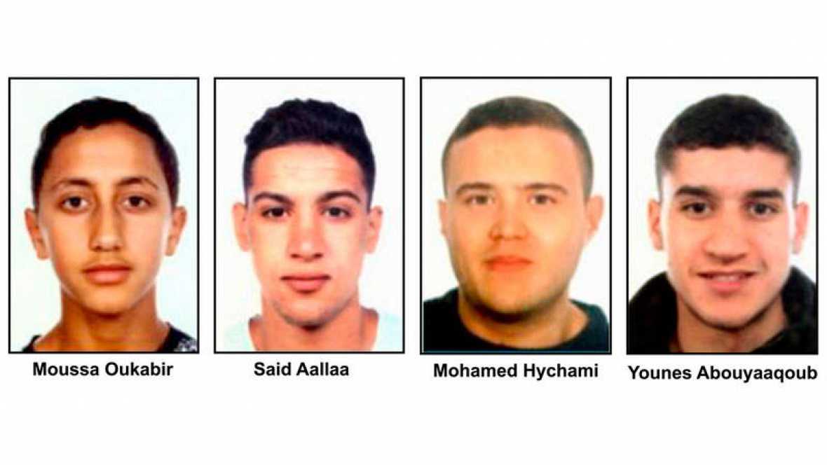 Estas son las fotos de los cuatro jóvenes solicitados por la justicia.