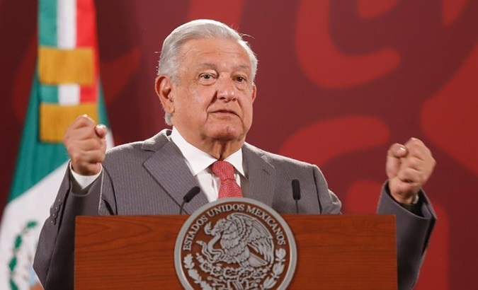 Mexican President Andres Manuel Lopez Obrador, April 16, 2024.
