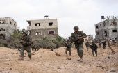 Los efectivos de las fuerzas de ocupación dispararon contra un grupo de jóvenes palestinos