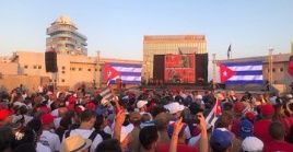 Celebration of Workers' Day in Havana, Cuba, May 1, 2024
