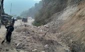 A consecuencia de sismo registrado, se reporta deslizamiento de tierra en La Calera y Peaje del municipio de Zunil, Quetzaltenango. 