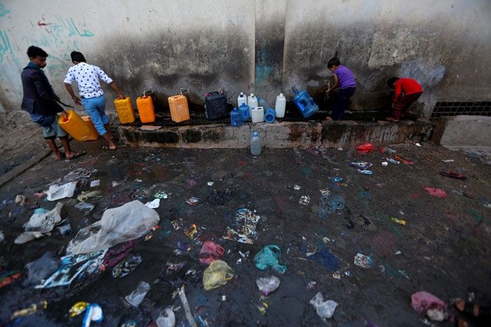 Yemen enfrenta la escasez de alimentos y agua potable. Foto: Reuters 